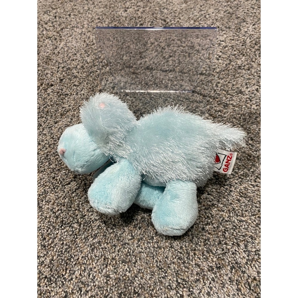 Ganz Webkinz Lil Kinz Hippo Kids Small Blue Excellent Plush Stuffed Animal Toy